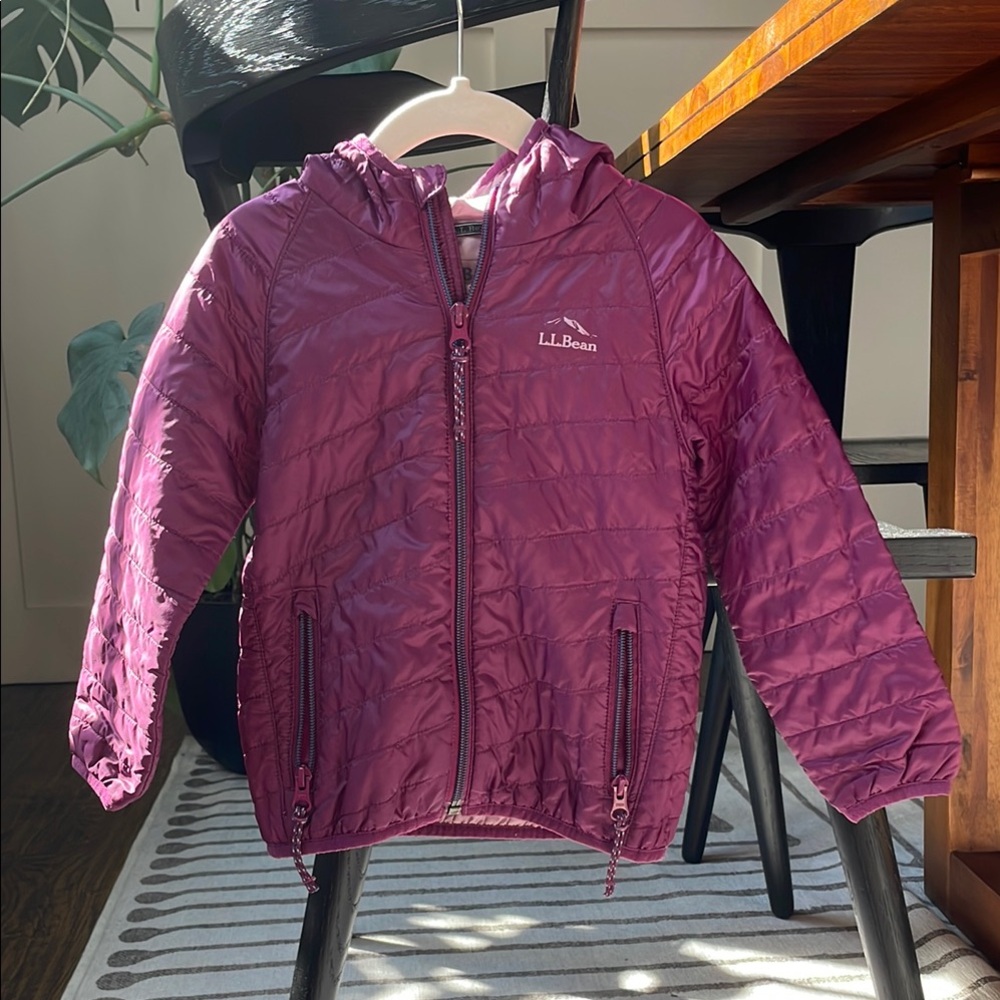 L.L. Bean Kids Hooded lightweight Puffer Jacket